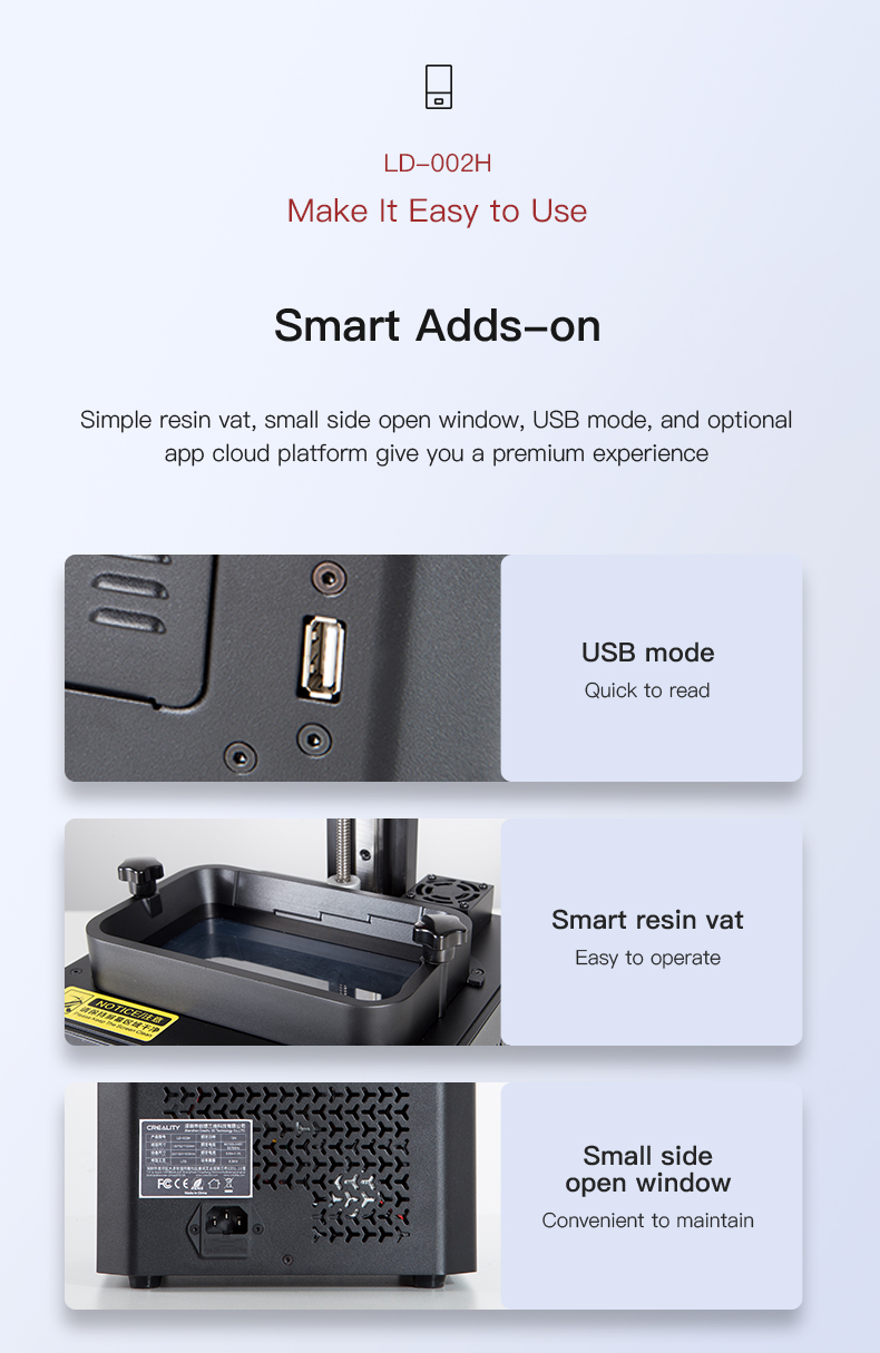 Creality LD-002H Mono LCD Resin 3D Printer